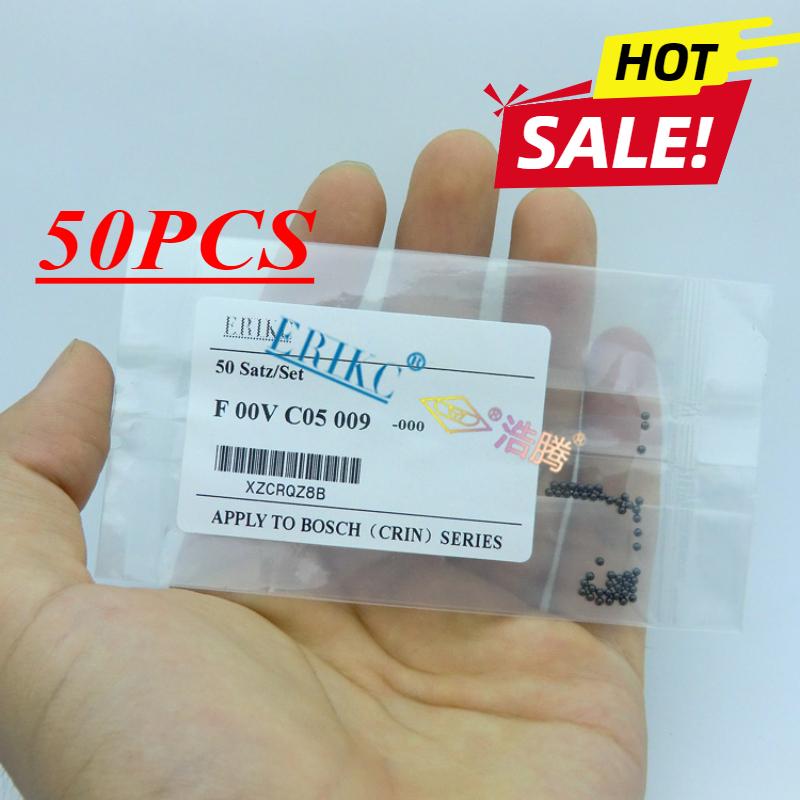 50PCS Common Rail Injector 1.5mm Ceramic Ball F00VC05009 / F00VC05006 Seal Mounting Ball Kit for BOSCH Injection