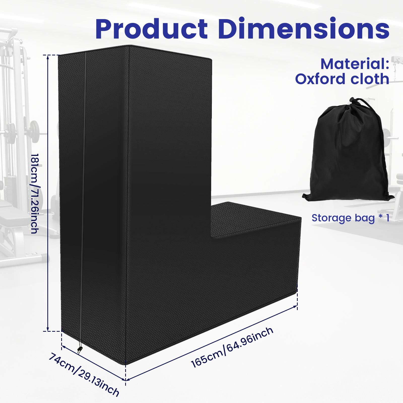 

Elliptical Cover 210D Oxford Cloth Waterproof and Dustproof Elliptical Exercise Machine Cover with Zipper and Drawstring for Gym