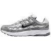 P-6000 Wit Metallic Koel Grijs Unisex Sneakers Zwart IR2004-100