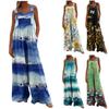 Women's Pants Trousers Jumpsuit  Fashion Casual  Side Pockets Floral Print Non-adjustable Strap Jumpsuit