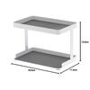Yamazaki Kitchen Storage Condiment Storage Rack, Tower, White, 3276