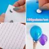100 Points/set Balloon Attachment Glue Dot Attach Balloons To Ceiling or Wall Balloon Stickers Birthd