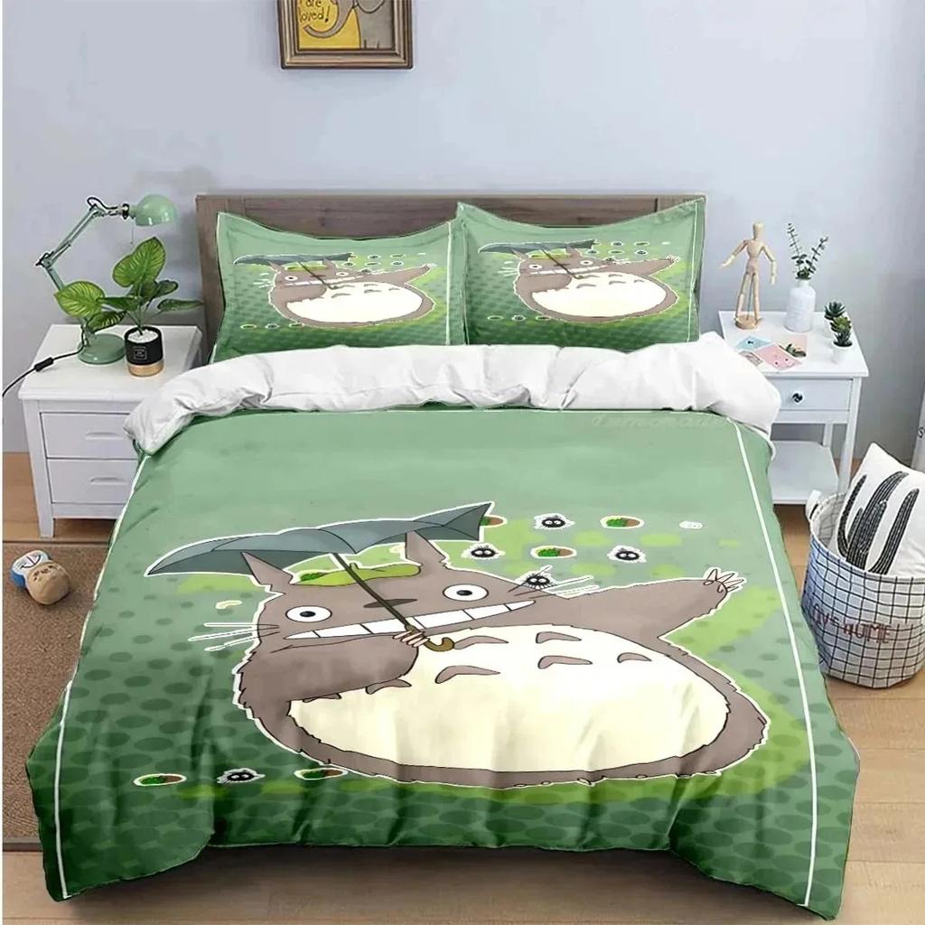 Chinese Chinchillas Cat Fashion Anime 3D Print Bedding Set Duvet Cover Comforter Bed Youth Kids Girl Boys Gift Home Textile