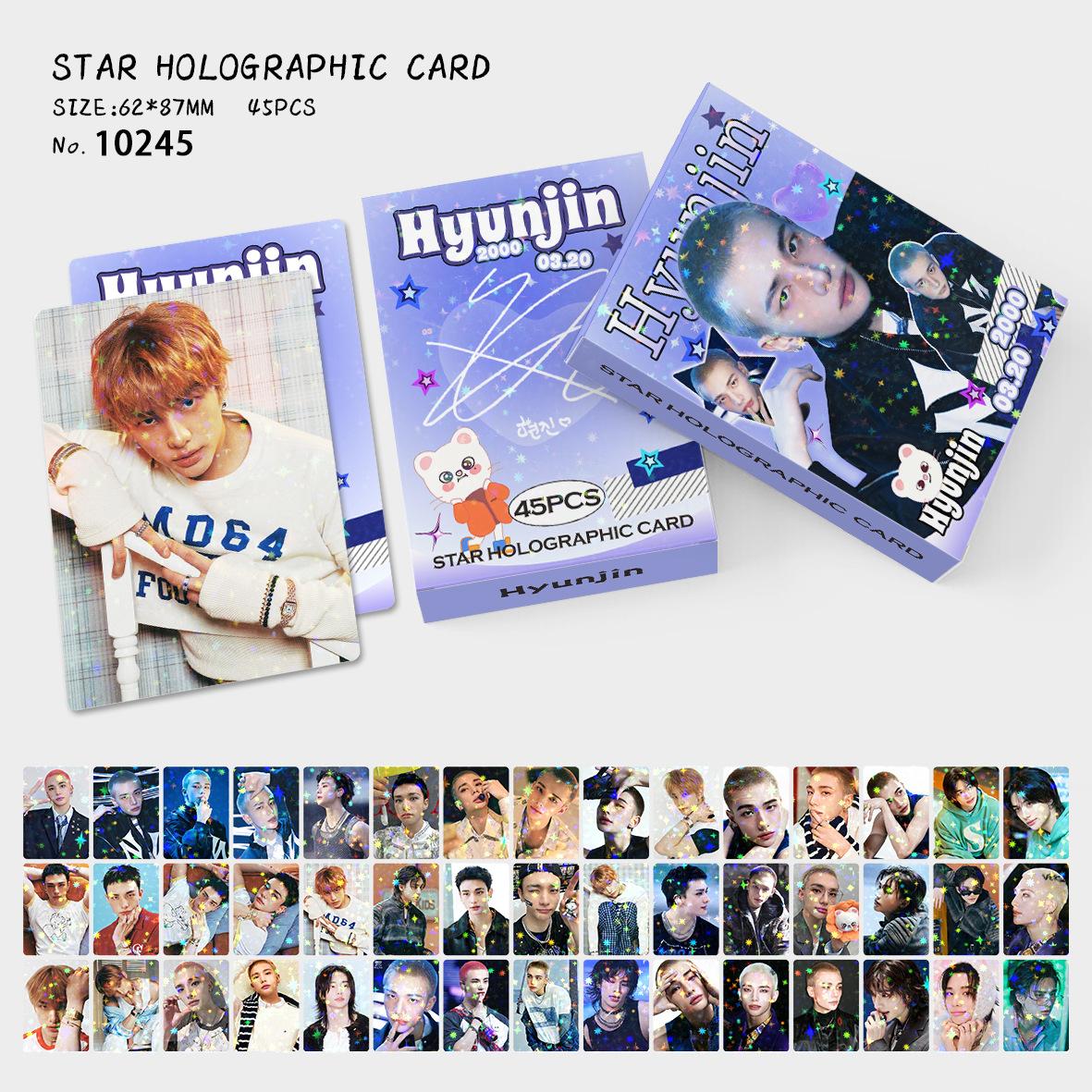 Skzoo Strayki 45 Starry Sky Small Cards Combination Personal Cards Peripheral New Album Collectible Star Cards Lomo Birthday