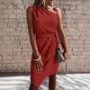 2024 Spring/Summer Sleeveless Mid-Length Bodycon Formal Dress