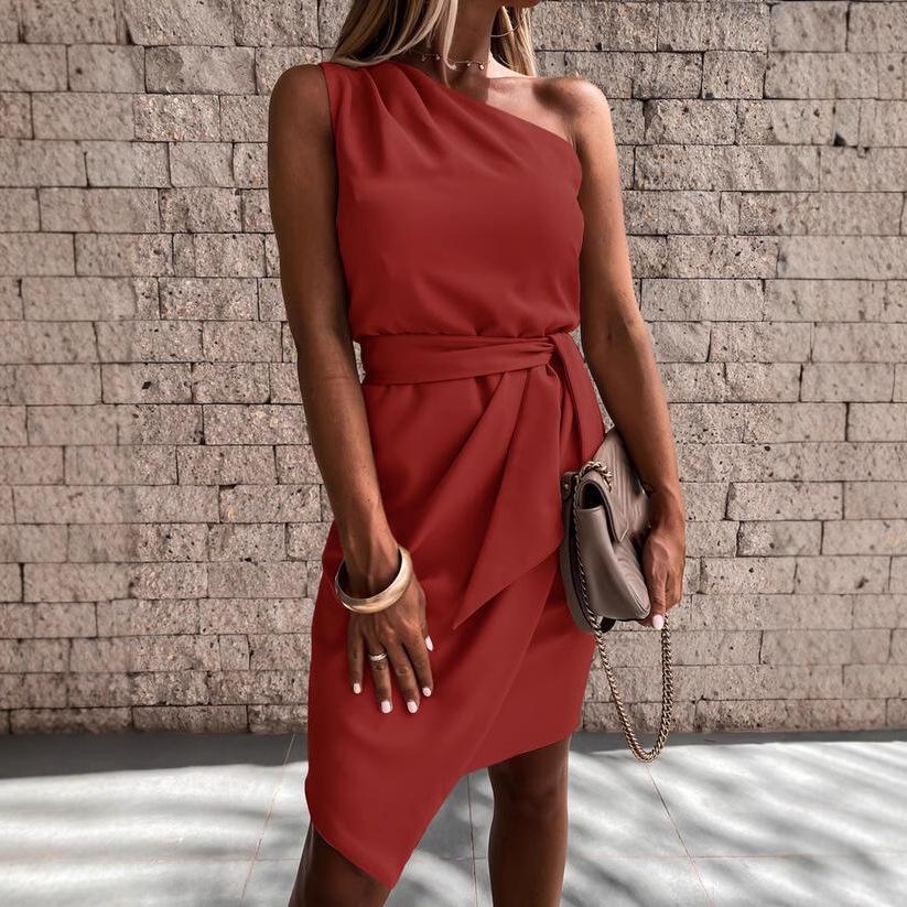 2024 Spring/Summer Sleeveless Mid-Length Bodycon Formal Dress
