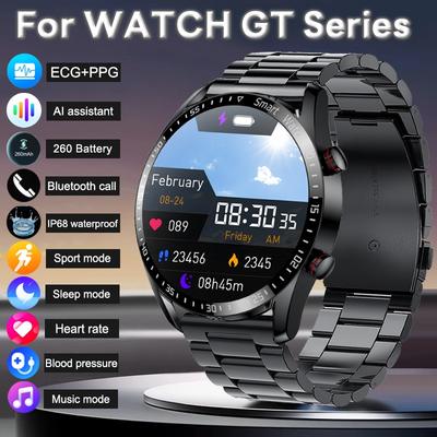 2025 New ECG+PPG Bluetooth Call Smart Watch Men Health Heart Rate Blood Pressure Fitness Sports Watches Man Sports Waterproof Smartwatch