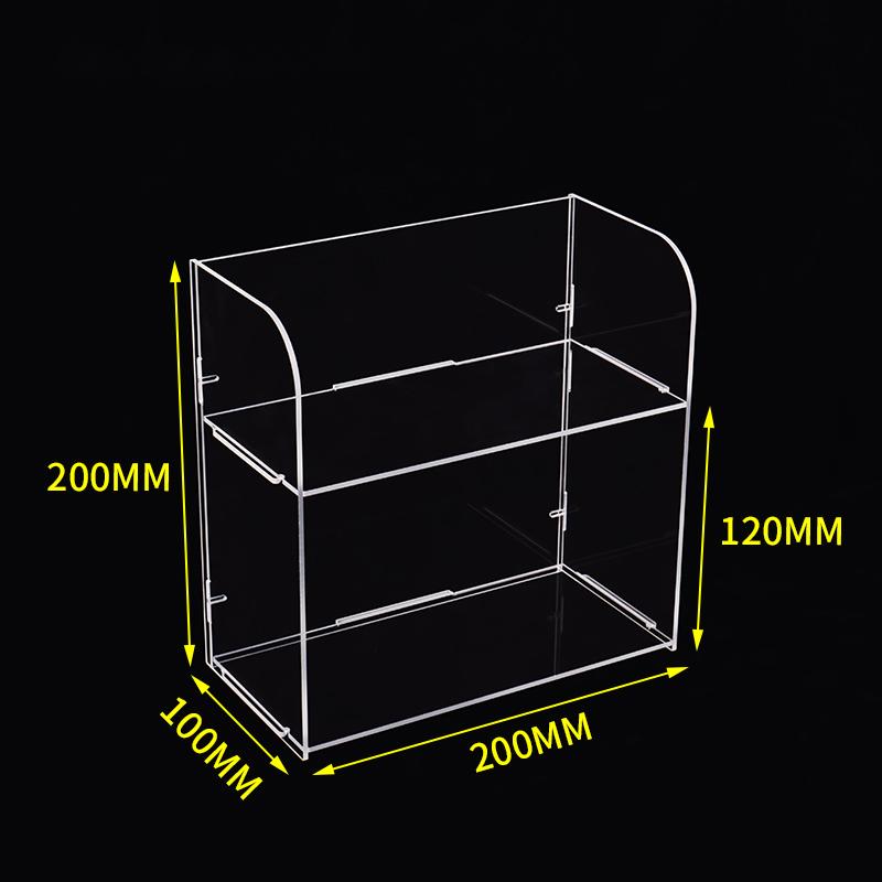

Clear Acrylic Organizer Shelf For Cosmetic Perfume Skincare Makeup Toy Spices Stand Tabletop Vanity Tray Shelf Display Showcase