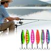 Spoon Metal Construction Spinner Baits Fish Lures Spinner Swimbaits Colorful Sequins Lures Baits Treble Hook Fishhooks