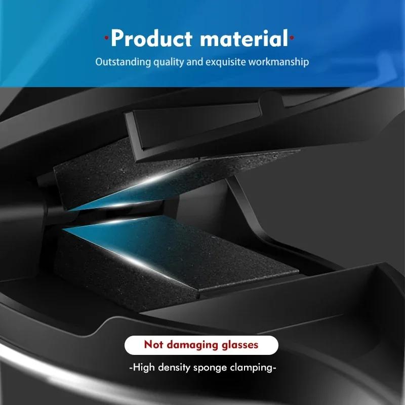 BYMF1 Metal Car Sunglasses Holder Sun Visor Glasses Stand Accessories For Citroen Jumper Celysee Cactus Picasso Aircross Saxo Grand
