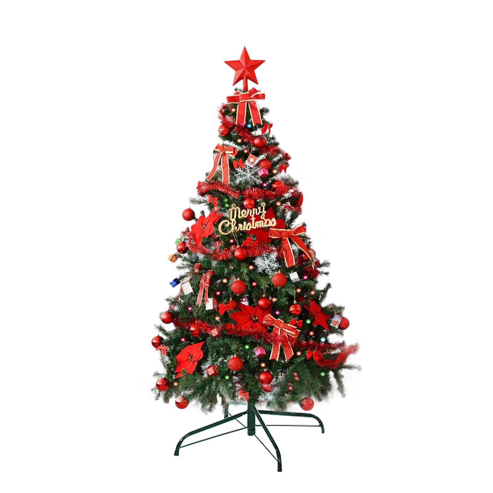 

Складная рождественская елка с несколькими украшениями для детей, для внутреннего и наружного украшения для рождественской вечеринки, сада, дома, легко собирается One Size