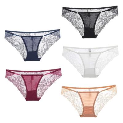 TVS05S138 [Buzz Selection] Underwear, Shorts, 5-piece Set, Lingerie, Lace, See-through, Sexy, Women's, (P Set)
