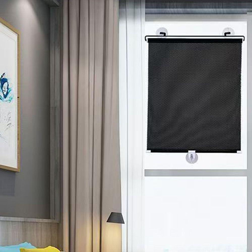 Retractable Car Sun Block Shutter Glare Guard Car Telescopic Curtain Car Sunshade Curtain  Garden