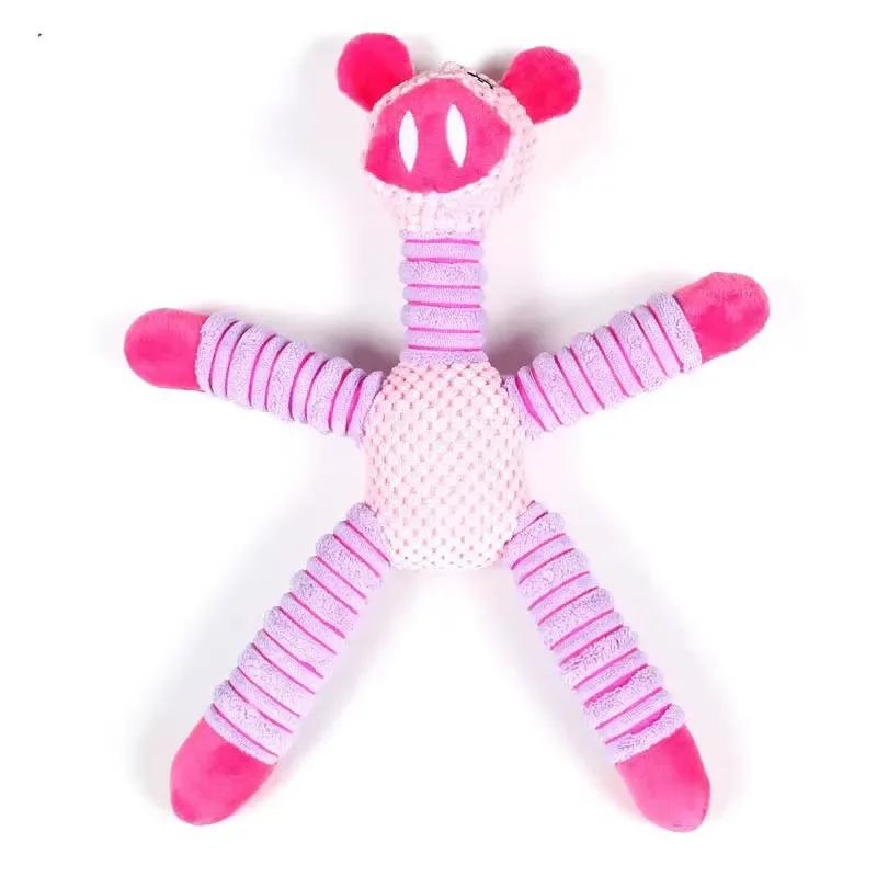 Dog Toys Squeaky Pet Plush Toys For Dogs Wear-Resistant Bite-Resistant Interactive Pet Stuffed Toy For Small Medium Large Dog