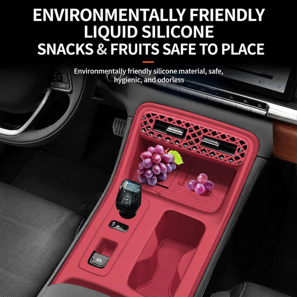 Geely Emgrand Car 5th Interior Accessories Decoration Center Console Silicone Mat Wireless Charging Interior Accessory