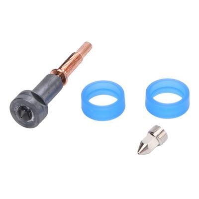 3D Printer Nozzle Kit High Flow Heat Resisting Hardened Steel 0.6mm Extruder Nozzle Replacement for