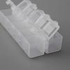Transparent Plastic Box Organizer Plastic Storage Boxes Sewing Tool Bead Organizer  Table