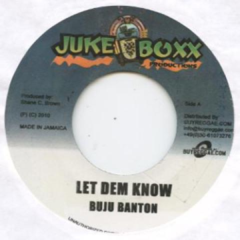 

7-дюймовая пластинка BUJU BANTON / WAYNE MARSHALL - Let Dem Know / So Clean DCB6107 Juke Boxx Produ 2011 Германия Регги, Ска и Даб