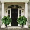 [C]Lifelike Artificial Boston Fern Fake Plastic Plants Decorations UV Resistant For Outdoor Home Kitchen Decor Garden Decoration