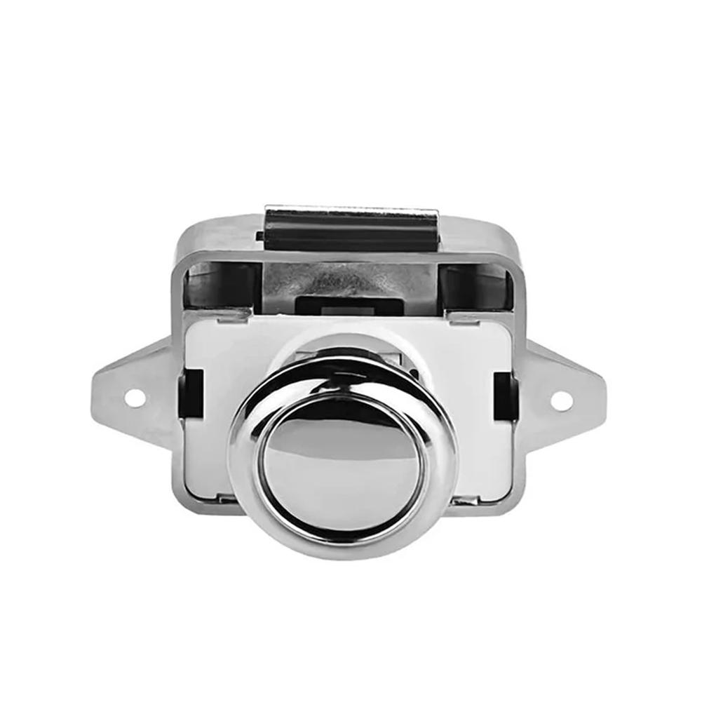 Schlüssellose RV-Schrankschlösser, Schranktürverschlüsse, Schubladenschlösser, schlüsselloser Knopf aus Zinklegierung für Wohnmobile, Wohnmobile, Wohnwagen