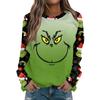 Women's Casual Fashion Graphic Printed Vintage Casual Print Long Sleeve O-Neck Pullover Top Blouse