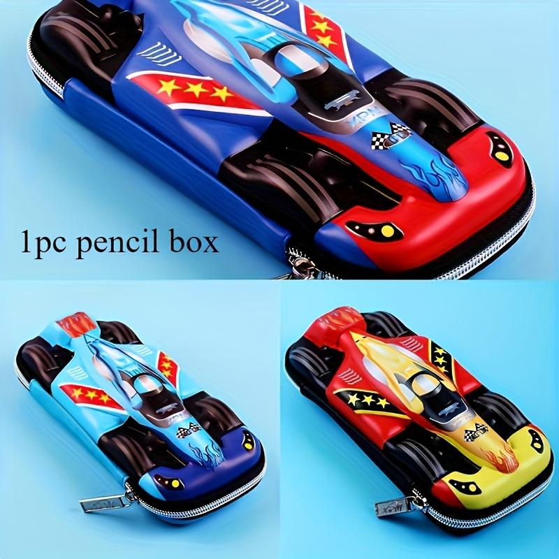 

1pc Car Shaped Pencil Case Student Pencil Box Sports Car Three-dimensional Pencil Case Large Capacity Creative Stationery Box 1pc