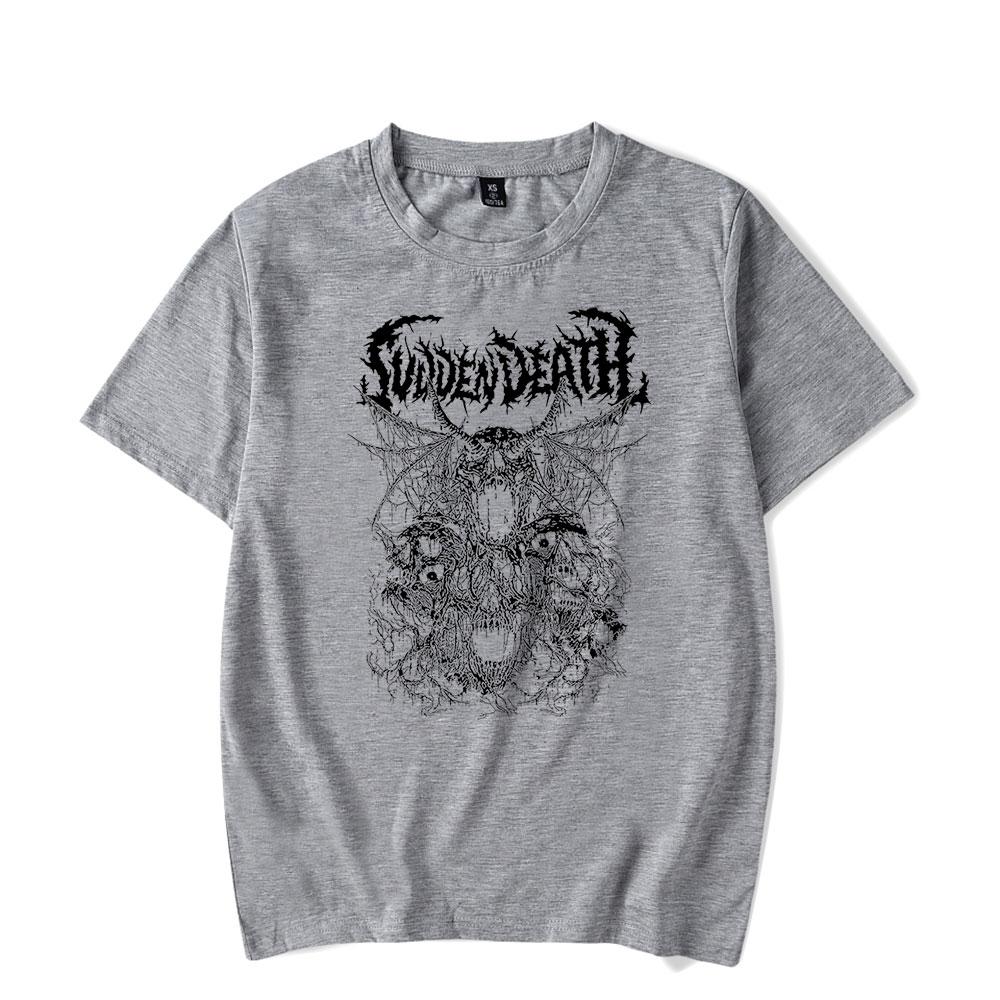2025 Svdden Death Metal TShirt Unisex Vintage 90s T-Shirt Unisex And Women Short Sleeve Funny TShirt Tops Women