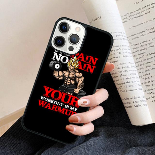 

Cute Fitness Funny Lift Gym Phone Case Back Cover for iPhone 17 Air 16 15 14 13 11 12 Pro Max Plus Fundas Coque iPhone 13
