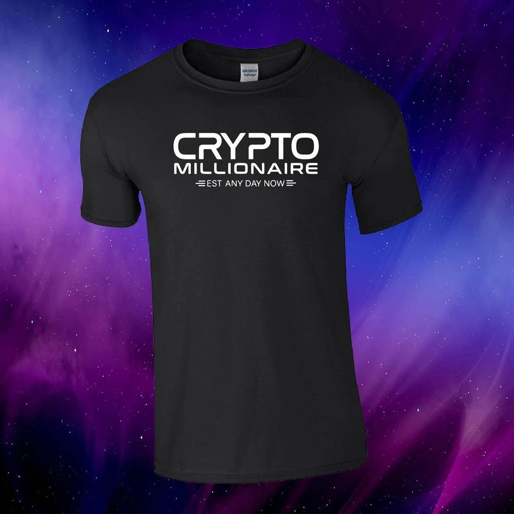 Crypto Millionaire Funny Crypto Gift Unisex Kids/Adults Top T-shirt