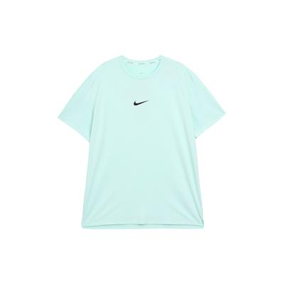 Solid Logo Print Sports Casual Comfortable Breathable Crew Neck Short Sleeve T-Shirt Men Tops Green FQ6998-346