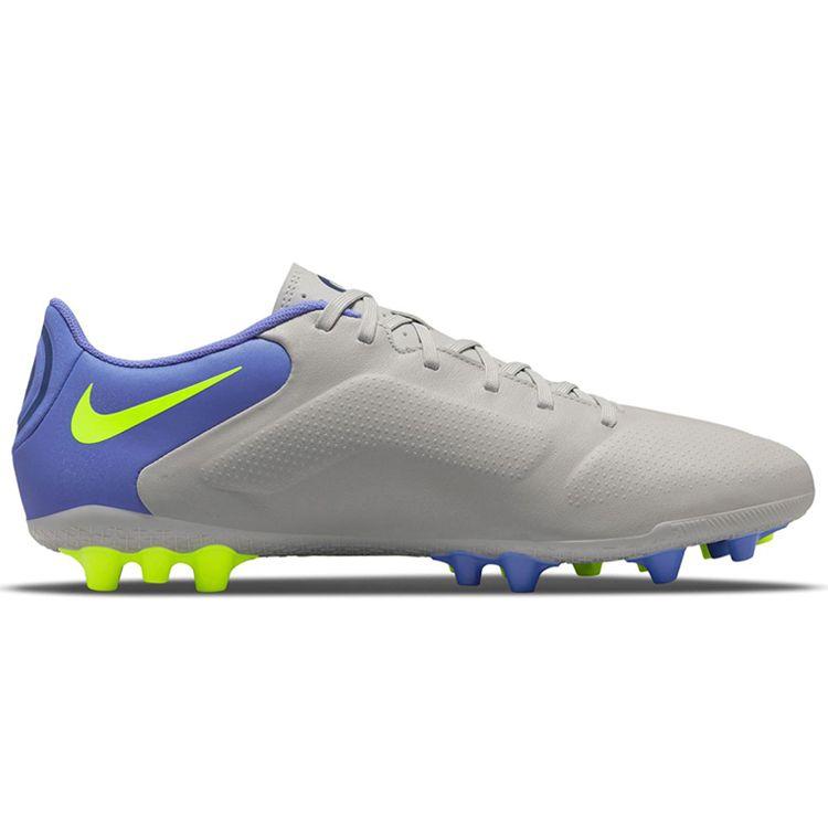 Nike Tiempo Legend 9 Academy Round Toe Lace-Up AG (Rubber Short Studs) Slip-Resistant Durable Soccer Shoes Men Soccer Shoes Gray Blue DB0627-075