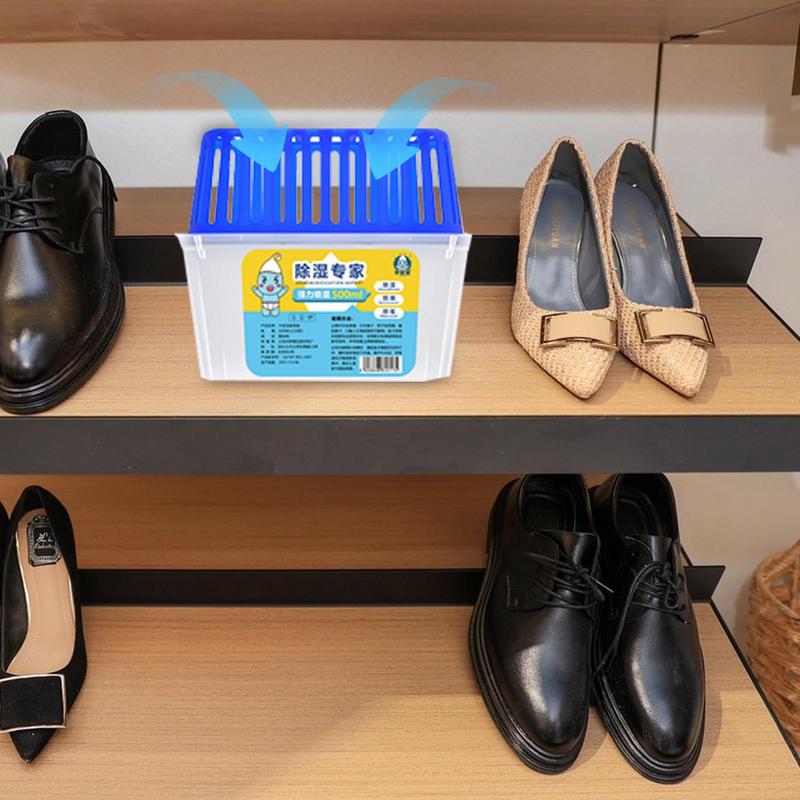 500ml Moisture Absorber Box Reusable Moisture Remover Box Rainy Season Air Purifier Indoor Closet Humidity Control Box For Room