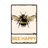 Beauty Vintage Metal Poster Animal Bees Retro Metal Tin Botany Signs Plaque Plate Wall Decor for Bar Club Cafe Man Cave Xcm