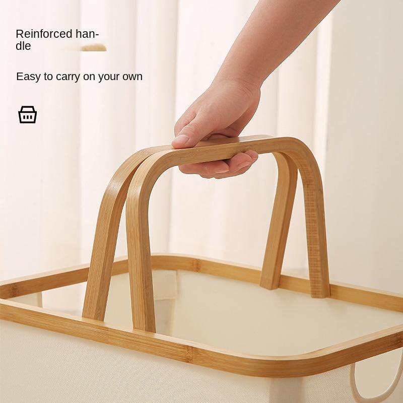 Baskets For Organizing Clothes Hampers For Laundry With Wood Handle Storage Baskets  Shelves Large Basket Clothing Washing
