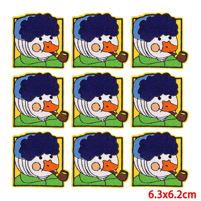 10 יח'\חבילה סיטונאי תיקון רקמה ברזל על תיקוני ביגוד טלאים על בגדים מעילי דקור אפליקציות תפירה