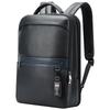 BO PAI Men's Top-Grain Leather Business Travel Backpack