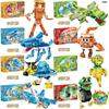 Chaussures de course Shark Boîte Aveugle Jouet d'assemblage pour Garçon 7259AI Shanhai Briques de Construction Fines Tongtong Ge Modèle de Personnage en Bâtonnets de Bois Jouet Puzzle