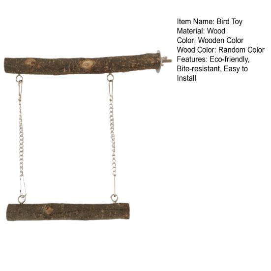 Parrot Stand Bite Resistant Flexible Disassembly Natural Materials Climb And Play Perched Puzzle Fitness Portable Bird Perch Parrot Stand Stick