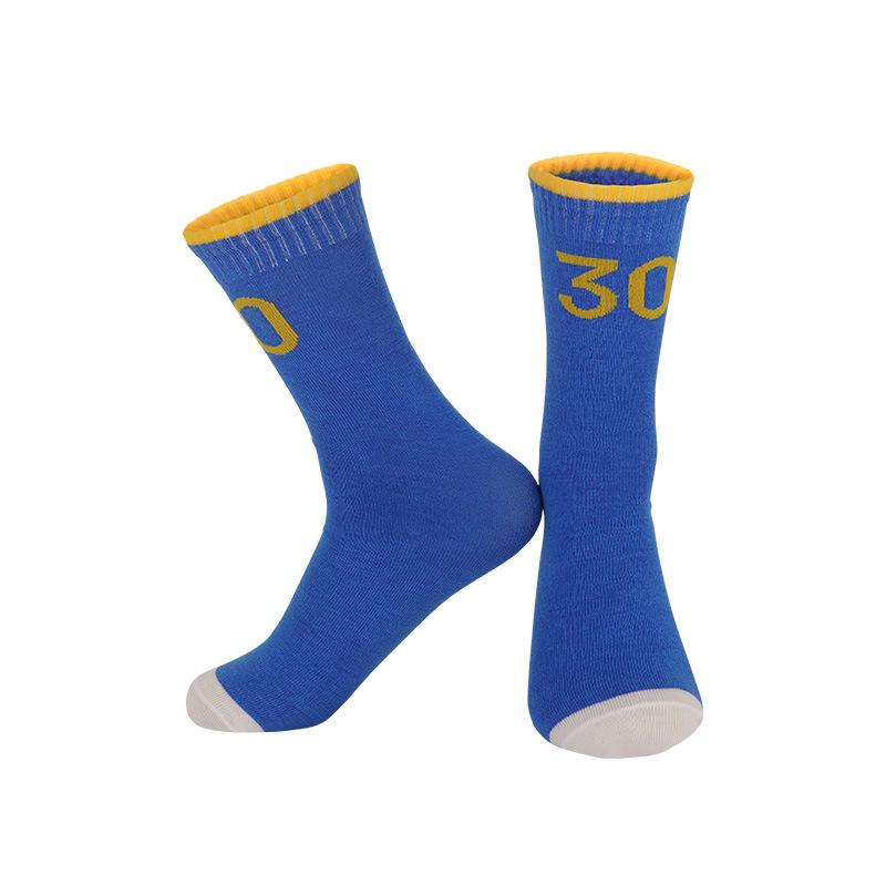 Summer Thin Children'S High-Top Basketball Socks Student Middle School Children'S Performance Star Number Socks Youth Sports Socks