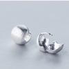 Korean Version of Fashion Brushed Ball Ear Buckle Cold Wind High Sense Popular Women's Earrings Simple Jewelry