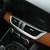 Für Alfa Romeo Giulia Stelvio 2017–2020: Verkleidung für die Mittelkonsole und die Lüftungsschlitze aus ABS-Kohlefaser.