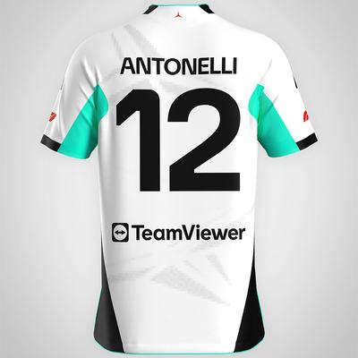Italian Racing Driver Andrea Kimi Antonelli # 12 Jersey Men Women Oversized Breathable Quick Drying Sports Shirt