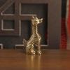 Brass Small Statue Desktop Ornament Chinese Mythical Beast Figurines Retro Home Feng Shui Decorations Crafts