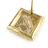 CHANEL Pierce COCO Mark Jeweled Square Pierce (Binaural) Gold pink Women B24S Used