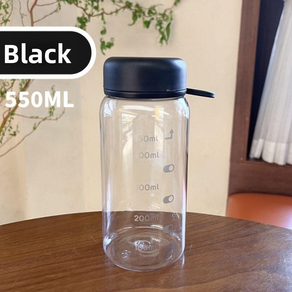 400/550ml Student Water Cup Transparent Drinking Cup INS Sports Water Cup  Outdoor Sports