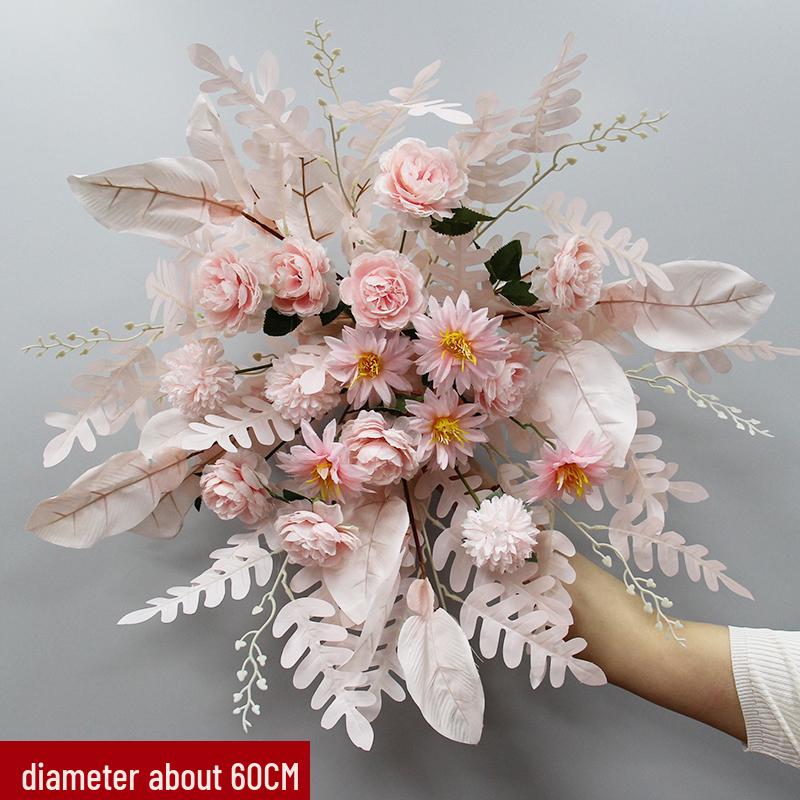 Silk Hanging Flower Garland for Wedding Aisle, T-Stage, or Ceiling Decor
