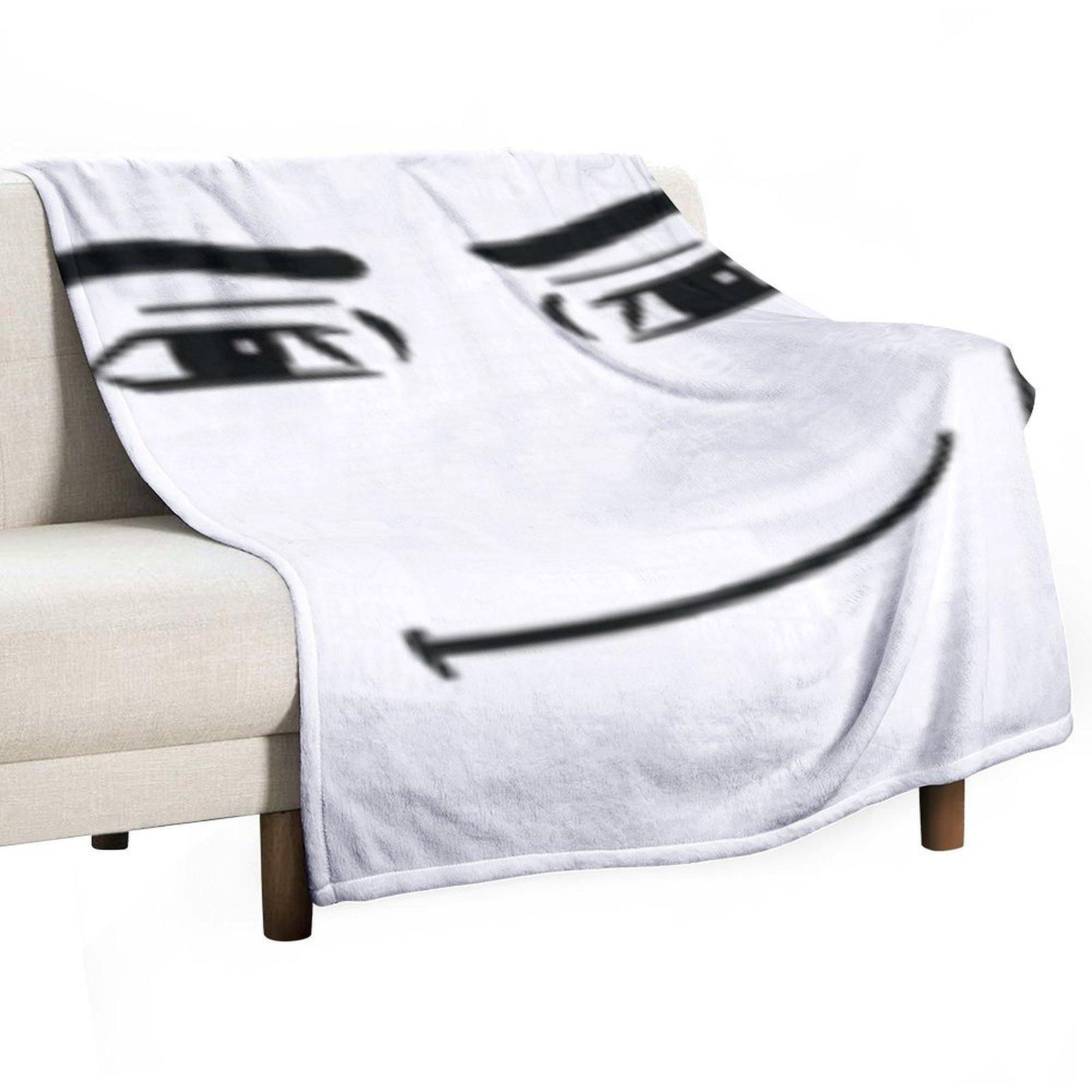 Man face Throw Blanket Picnic Thermal Loose Summer Blankets 30x40in