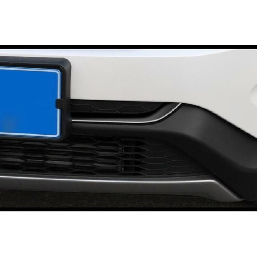 For Ford Edge 2015-2018 Black Titanium Front Bumper Protector Strip Cover Trim