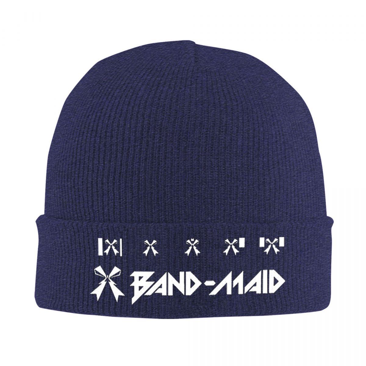 

Band Maid Japan Metal Rock Warm Knitted Cap Winter Knit Bonnet Hat Skullies Beanies Hip Hop Caps for Unisex One Size