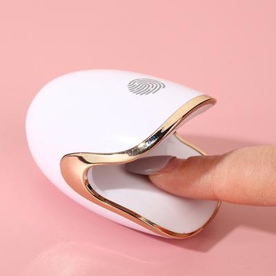 Yousheng Portable Gel UV Nail Dryer with 3 LEDs Soft Lighting No Dazzling LED Nail Lamp To Quick Bake Dry Nail Polish Professional Home DIY Manicure